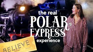 We Rode the REAL Polar Express Steam train Yorkshire Wensleydale UK  POLAR EXPRESS TRAIN EXPERIENCE [upl. by Scherman]