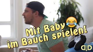 Mit Baby im Bauch spielen 🎮 Dennis wird Daddy [upl. by Ancalin]