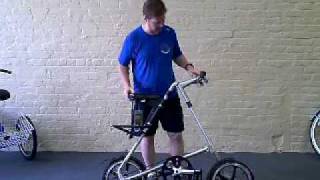 Strida LT Folding Bike How to fold amp unfold [upl. by Publia467]