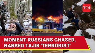 Russian Forces Grab Tajik Gunman After Thrilling Forest Chase I Moscow Terror Aftermath [upl. by Reppart671]