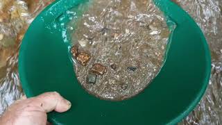 Gold panning NH White Mountains National Forest [upl. by Mecke919]