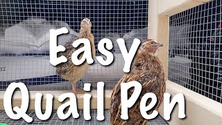 EASY QUAIL HUTCH [upl. by Annovoj]