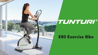 Tunturi Endurance E80 Hometrainer  Fitness Bike  Ergometer EN [upl. by Shaughn]