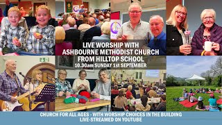 Sunday 1st September 1030am Service live from Hilltop School [upl. by Redienhcs]