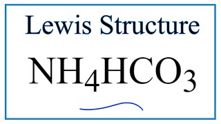 How to find the Oxidation Number for N in NH4HCO3 [upl. by Vierno515]