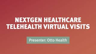 NextGen Virtual Visits™ and Telehealth Patient Overview  NextGen Healthcare [upl. by Nylsaj]