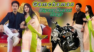 Gamchaman no khatangjak by laha 😅 Biva Jamatia amp James WC Meetei Vlog lifestylevlog [upl. by Naujat]