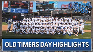 Check out the Mets Old Timers Day game highlights as the Mets alumni retook the field  SNY [upl. by Einnil]