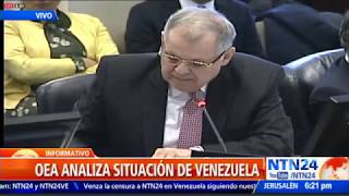 quotEl proceso electoral en Venezuela carece de legitimidadquot embajador colombiano ante la OEA [upl. by Dhiman]