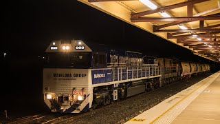 SSRs 8874 with Manildra loco MAN003 and 4911 [upl. by Thurmond]