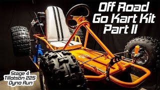 Off Road Vintage Go Kart Kit Build  Part 2 [upl. by Annoed]