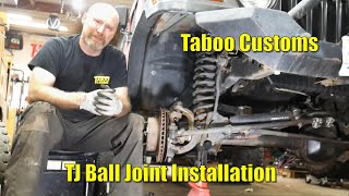 Jeep TJ  Ball Joint Removal and Installation [upl. by Ainek398]