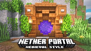 How to build a Nether Portal in Minecraft 117  Nether Portal Design [upl. by Kalman384]