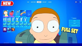 Fortnite Morty Skin Trailer and Full Set review シ [upl. by Tait204]