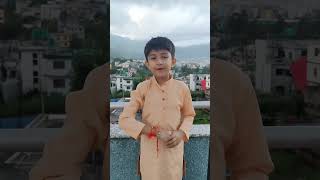 Happy raksha bandhan ani janai purnima Bholi vlog aucha hai babymanan youtubeshorts shorts [upl. by Sutsuj320]