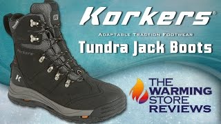 Korkers TundraJack Winter Boot  Black [upl. by Ahsini]