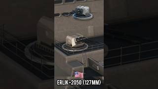 Modern Warships Erlik2050 127mm 🔥 shorts short gaming modernwarships [upl. by Benco516]