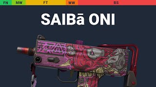 MAC10 Saibā Oni  Skin Float And Wear Preview [upl. by Asha]