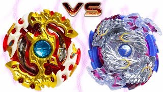 SPRIGGAN REQUIEM vs NIGHTMARE LONGINUS  Beyblade Burst Battle ベイブレードバースト [upl. by Yrahca]