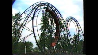 Geauga Lake Roller Coasters 1993 [upl. by Mena]