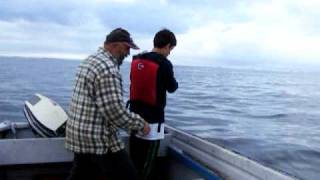 Fogo Island Fishing Brian Catching Cod [upl. by Siclari]