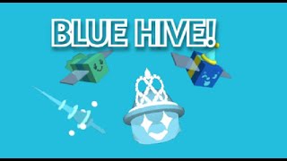 I Became a BLUE HIVE In Bee Swarm Simulator  Roblox [upl. by Honoria]