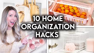 10 CLEVER HOME ORGANIZATION IDEAS  STORAGE HACKS [upl. by Kiersten708]