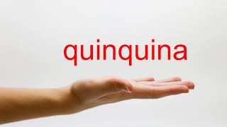 How to Pronounce quinquina  American English [upl. by Narej]