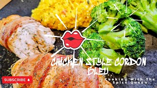 Flavorful Chicken Style Cordon Bleu Recipe cordonbleu [upl. by Ateloiv]