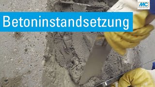 Betoninstandsetzung Arbeitsschritte  Beton reparieren Beton sanieren [upl. by Voss891]