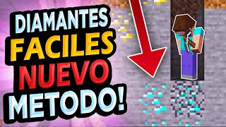 ✅ CÓMO CONSEGUIR DIAMANTE Picando ABAJO  Truco Minecraft [upl. by Latimer149]