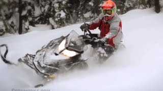 2012 SkiDoo Summit 800 Snowmobile Review [upl. by Elockcin515]