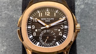 Patek Philippe 5164R Aquanaut Travel Time Review [upl. by Helsie]