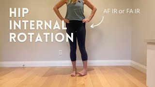 Hip internal rotation Postural Restoration Institute [upl. by Gone]