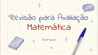 Revisão de Matemática 5º ano  2º Bimestre [upl. by Maggs]