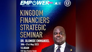 KINGDOM FINANCIERS STRATEGIC SEMINAR  MORNING SESSION  DR OLUMIDE EMMANUEL [upl. by Irec]