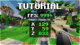 FPS COUNTER IN MCPE  Android IOS Windows 10 Minecraft Bedrock [upl. by Brennen]