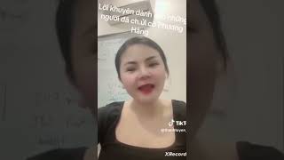 Lời khuyên cho antifan của cô Hằng [upl. by Taveda]