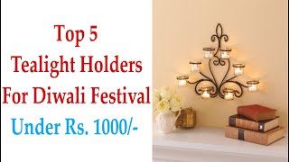 Best Tealight Holder For Hohuos Dacoration On Diwali Under 1000 In 2018 In India October 2019 [upl. by Meill]