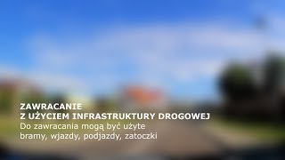 Zawracanie z wykorzystaniem podjazdu do posesji Nauka jazdy Zamość [upl. by Niela]