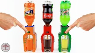 How to Build Soda Dispensers from LEGO Bricks CocaCola Mountain Dew Fanta [upl. by Assitruc]