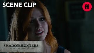 Shadowhunters  Season 1 Episode 7 Clary Grabs The Cup  Freeform [upl. by Alyose640]