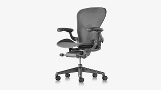 How to Adjust the Aeron Office Chair from Herman Miller [upl. by Spark27]