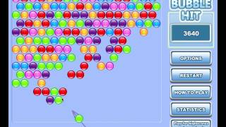 Bubble Hit  Minigames Free Online Games [upl. by Rabassa]