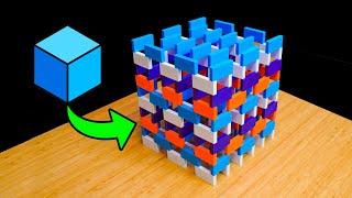 How to Build a Domino Cube [upl. by Laurinda748]