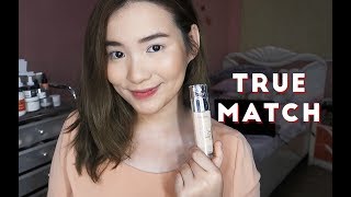 Loreal True Match Foundation REVIEW  Toni Sia [upl. by Ehcor]