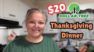 20 Thanksgiving Dinner Budget At The Dollar Tree Feeds At Least 8 People  Budget Friendly Meals [upl. by Alekal]