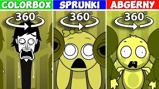 360° VR ALL Incredibox MUSTARD Versions  Colorbox VS Sprunki VS Abgerny Comparison [upl. by Arikat]