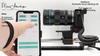 WeMacro automatic focus stacking rail [upl. by Larue]