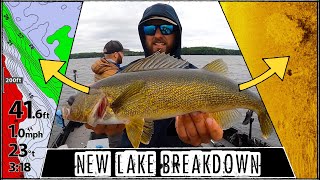 The BEST Way to FIND amp CATCH Walleyes on a NEW LAKE [upl. by Maccarthy]